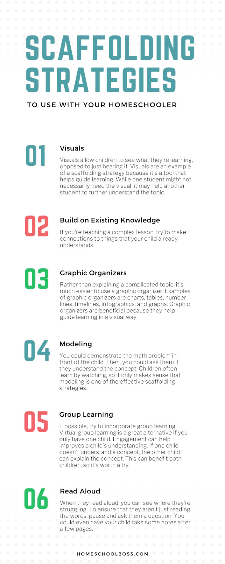 Scaffolding Strategies To Use With Your Homeschooler